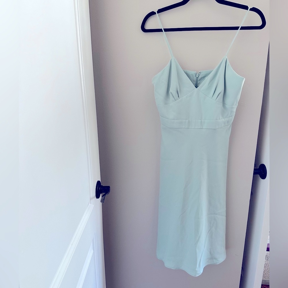 JCREW chiffon bridesmaid dress - sage/mint green